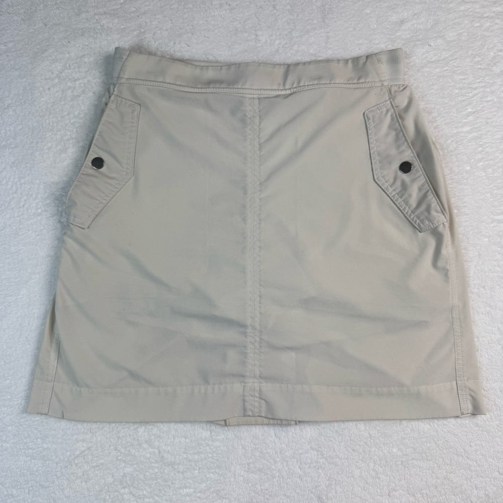 Athleta Vienna Cargo Skort Size 8 Beige Cream Tennis Pickleball‎ Golf Active